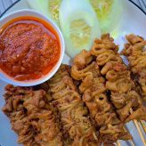 sate usus goreng 🍢